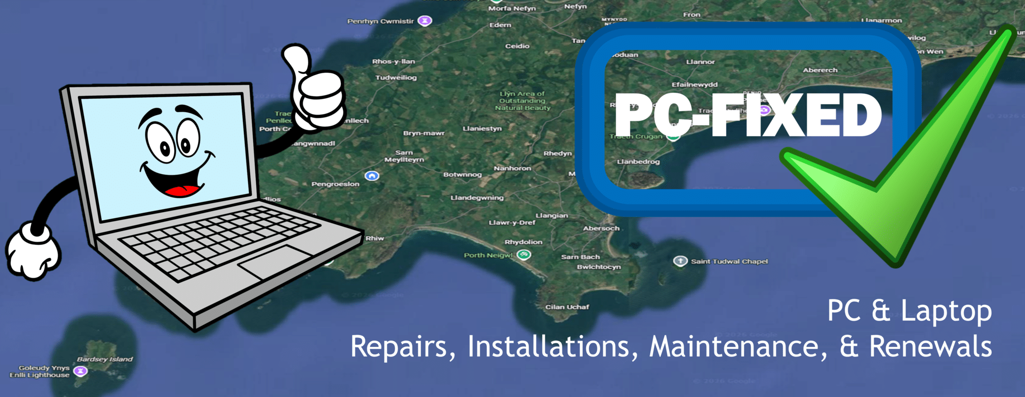 PC-FIXED - PC & Laptop repairs across the Llyn Peninsula - Happy to help!